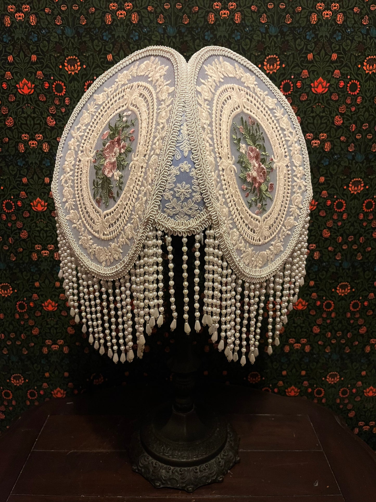 Permanent Stock Collection: Pastel Periwinkle "Oval" Lampshade