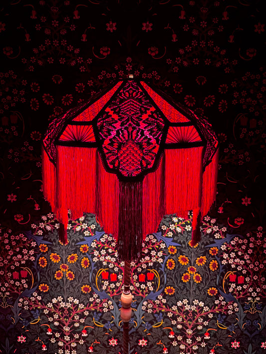 Cherry Red & Burgundy “Flapper”