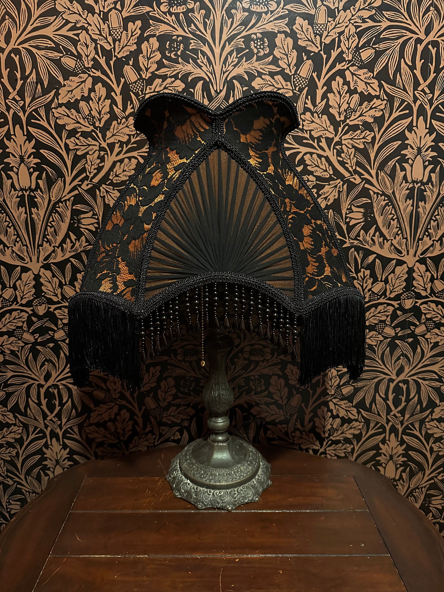 Permanent Stock Collection: Russet & Black "Matador" Lampshade