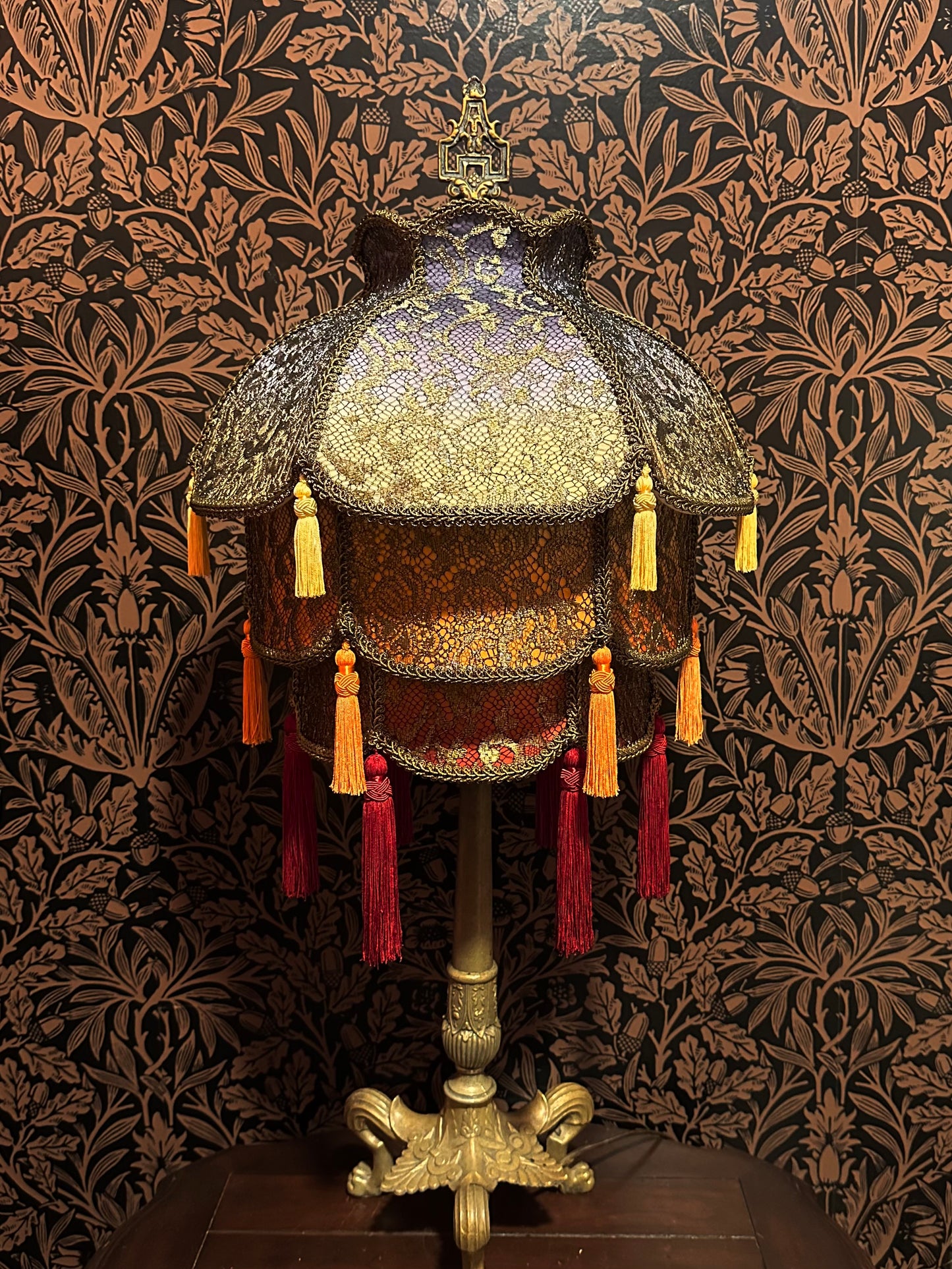 Rainbow Gradient Stacked Lantern Lampshade