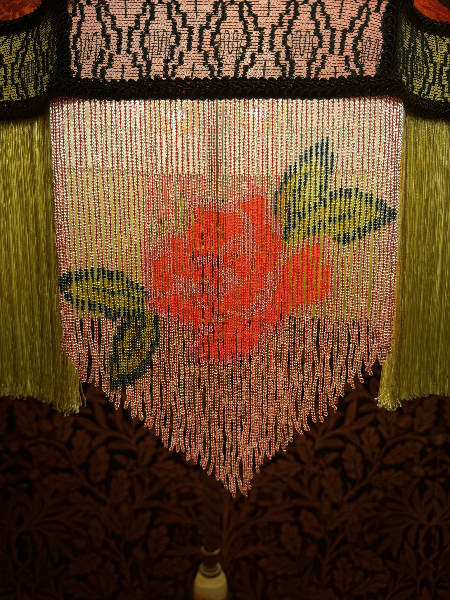 Spring 2026 Collection: Coral, Pink & Green Floral "Babette" Lampshade