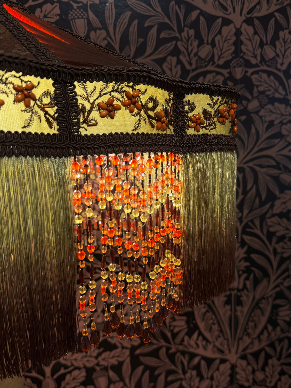 Autumn 2026 Collection: Olive, Pumpkin Orange & Brown "Lily Pad" Lampshade