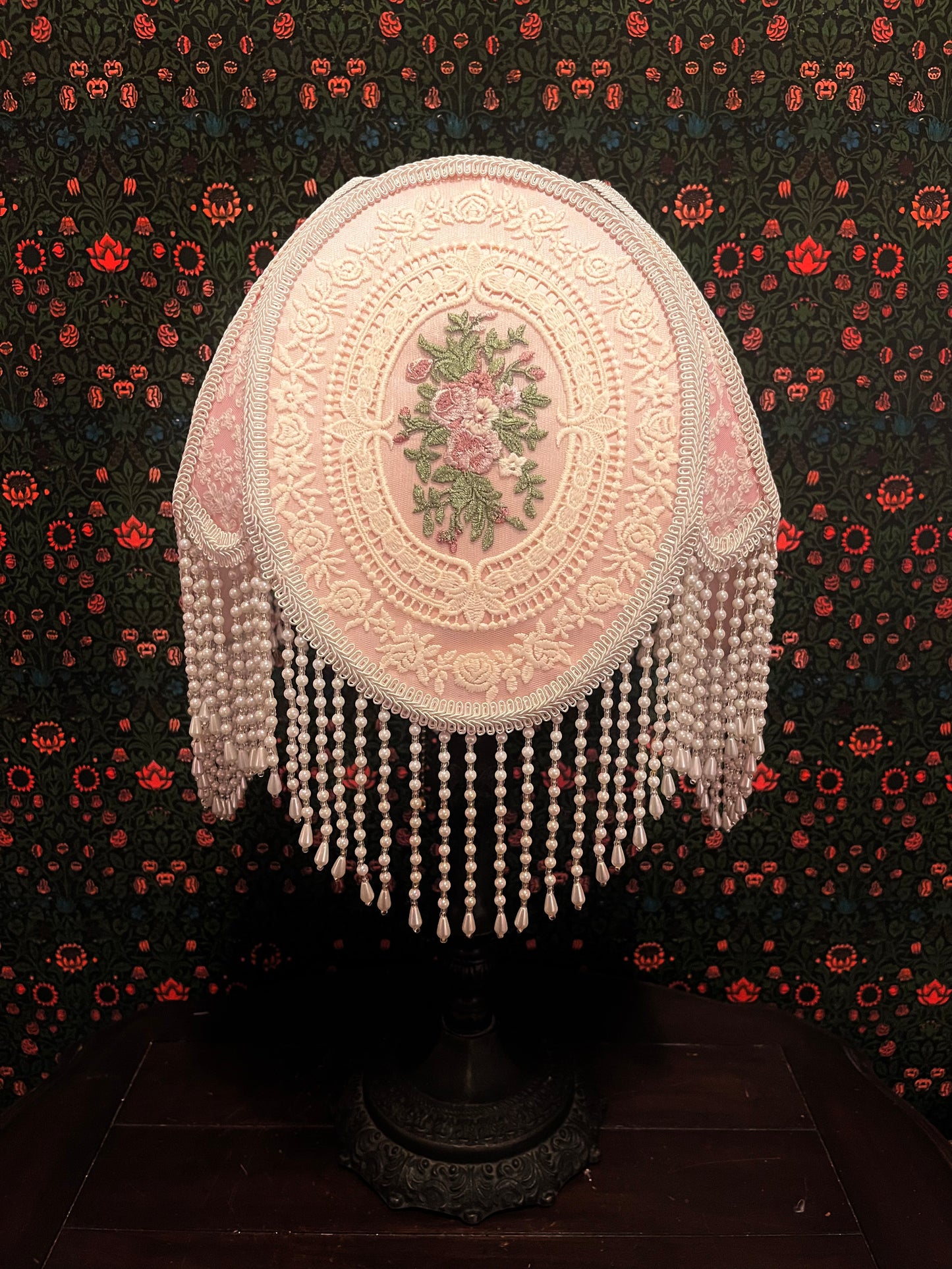 Permanent Stock Collection: Pastel Peach "Oval" Lampshade