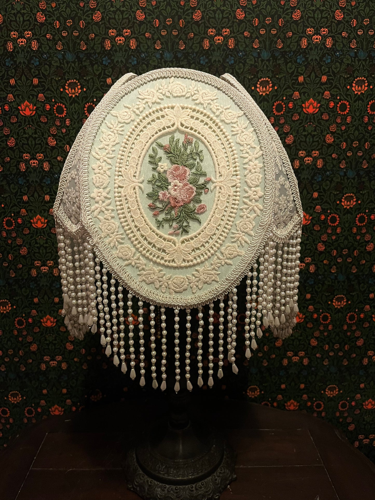 Permanent Stock Collection: Pastel Green "Oval" Lampshade