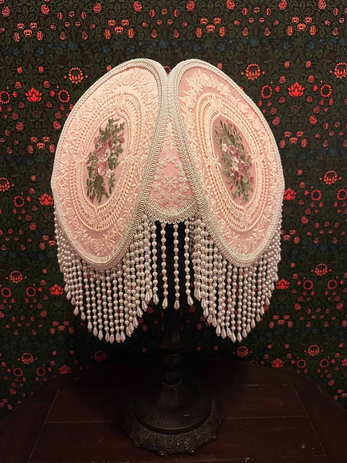 Permanent Stock Collection: Pastel Peach "Oval" Lampshade