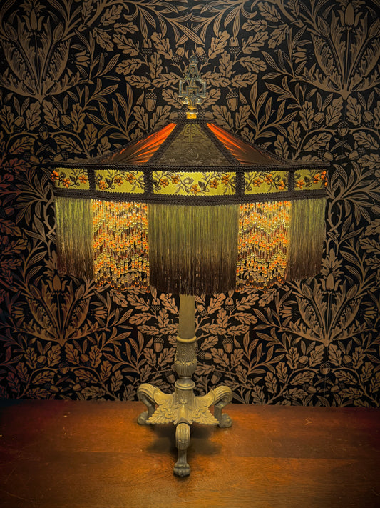 Autumn 2026 Collection: Olive, Pumpkin Orange & Brown "Lily Pad" Lampshade