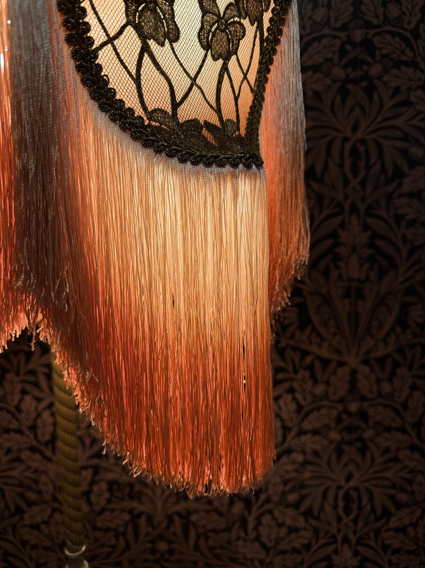 Spring 2026 Collection: Apricot, Sage & Gold "Large Flower Tulip" Lampshade