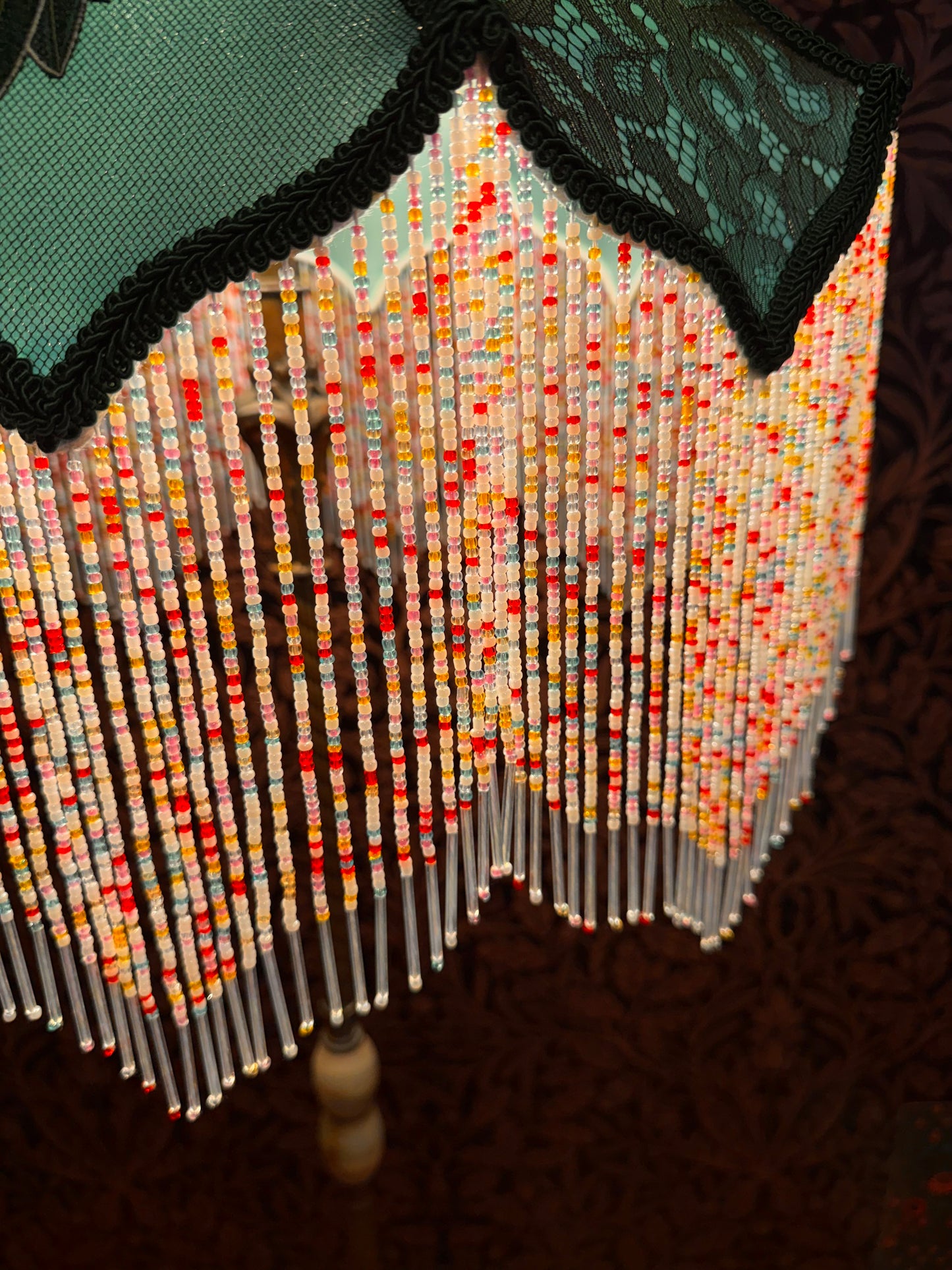 Summer 2026 Collection: Teal, Rose, Green & Gold Tropical Toucan Lampshade