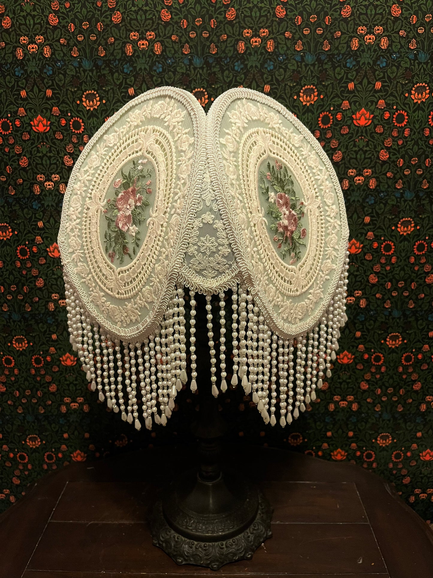Permanent Stock Collection: Pastel Green "Oval" Lampshade