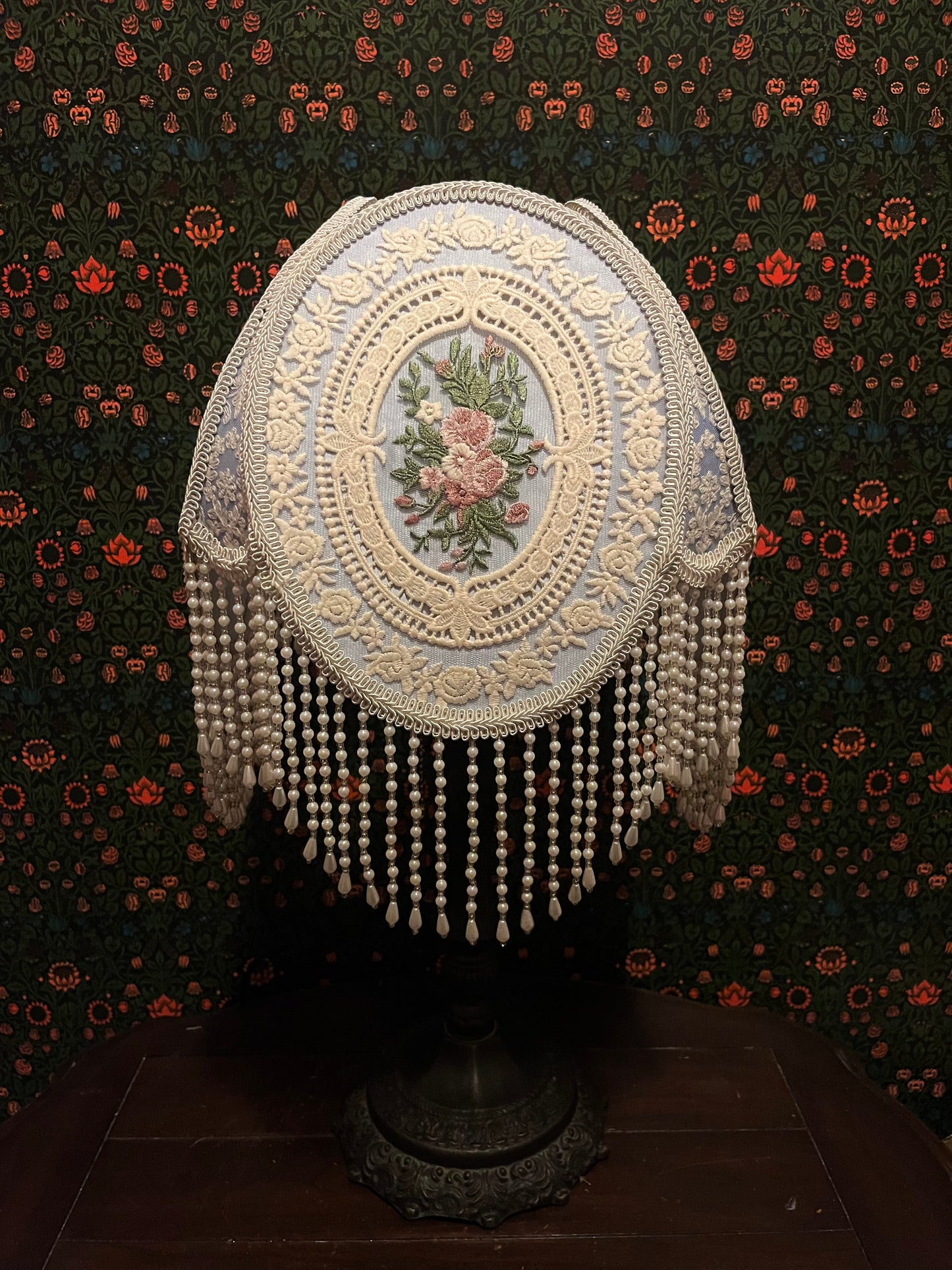 Permanent Stock Collection: Pastel Periwinkle "Oval" Lampshade