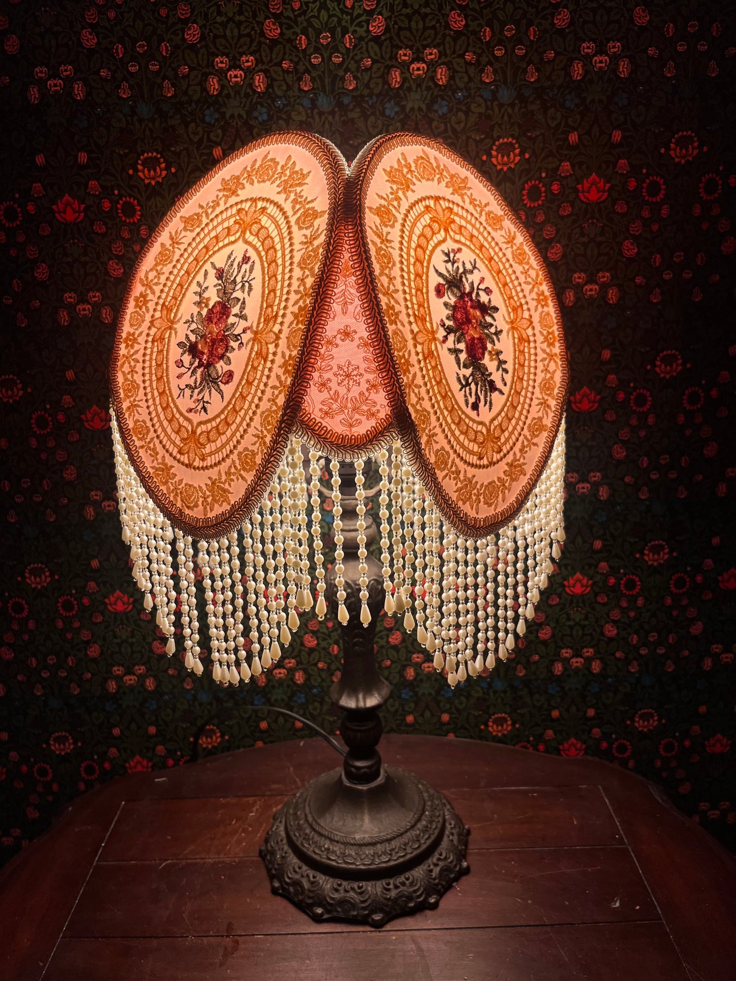 Permanent Stock Collection: Pastel Peach "Oval" Lampshade