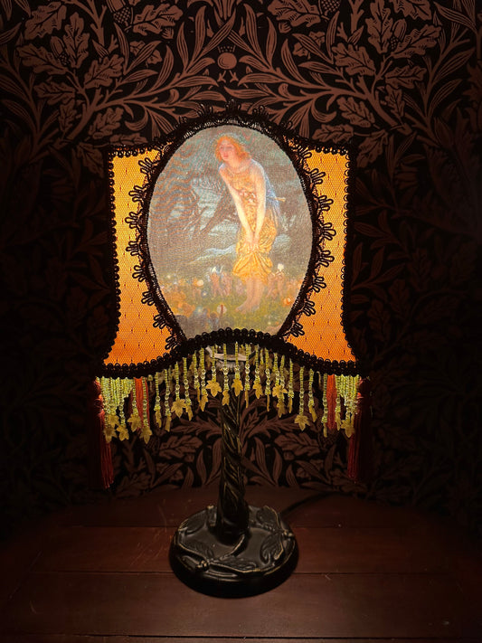 Marigold, Rust, Green & Gold “ Midsummer Eve” Lampshade