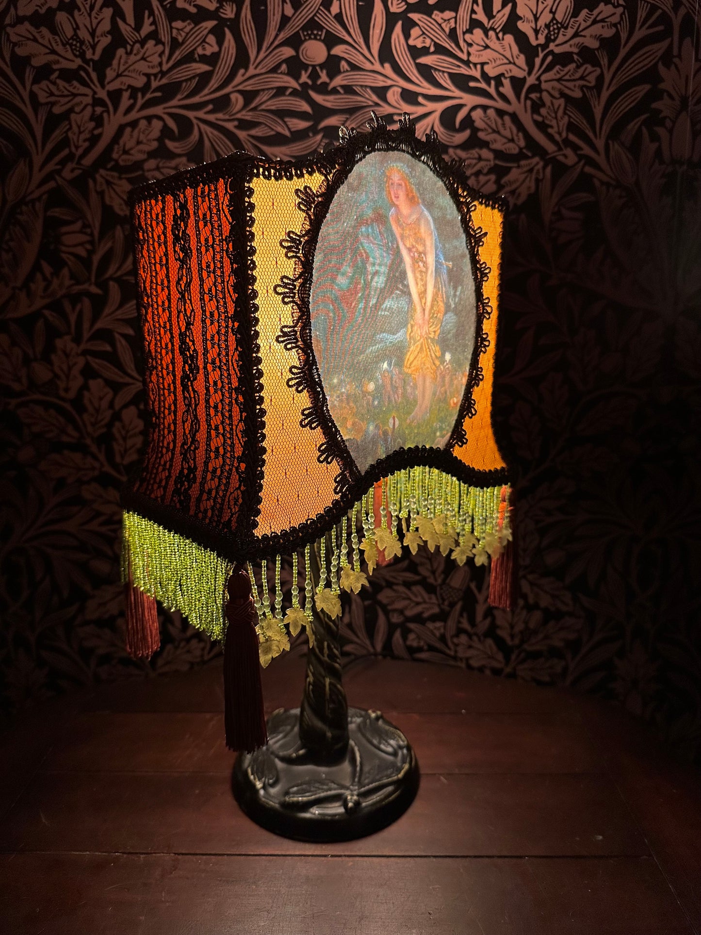 Marigold, Rust, Green & Gold “ Midsummer Eve” Lampshade