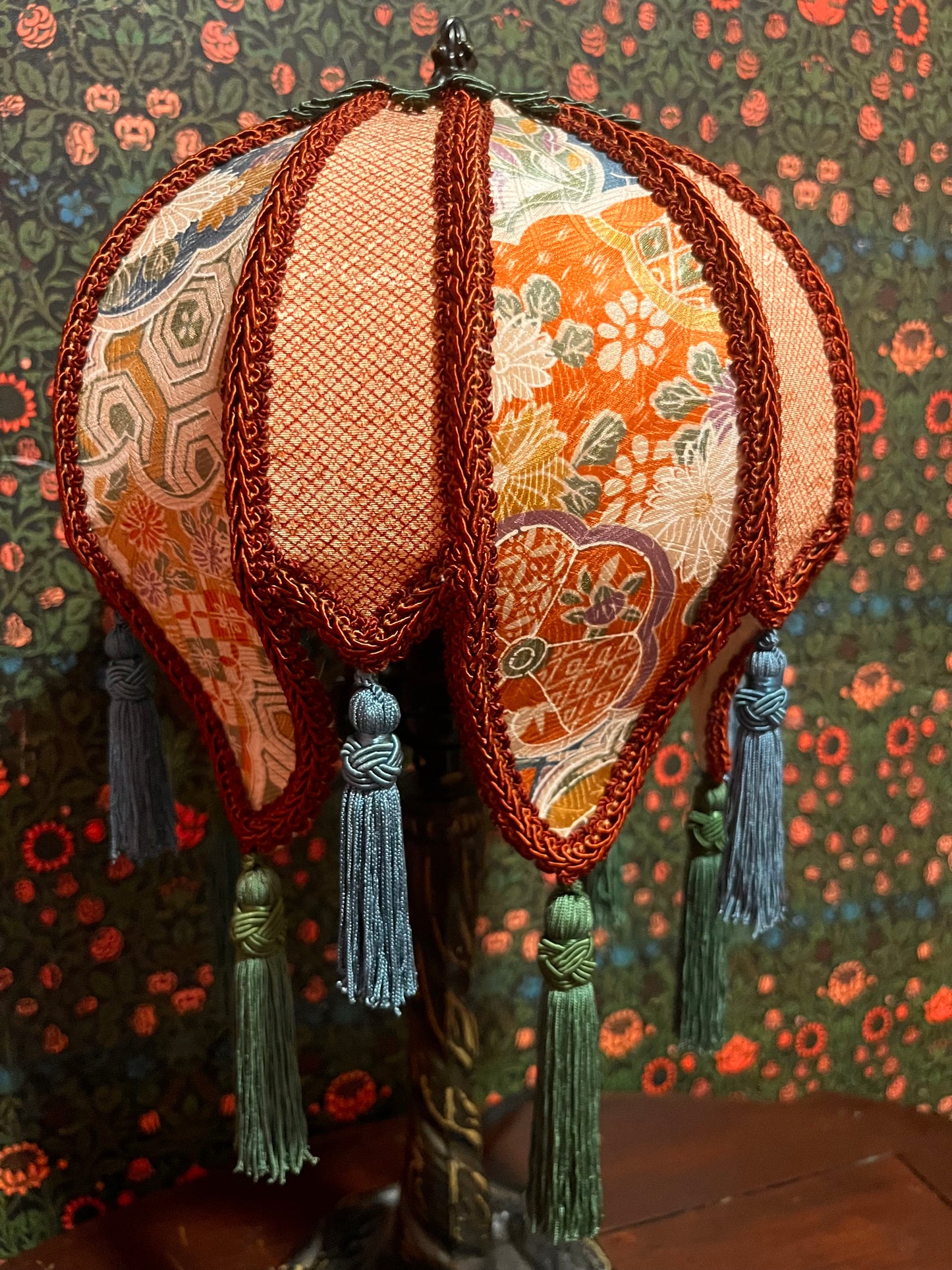 Multicolored Kimono Silk Mini Old Fashion