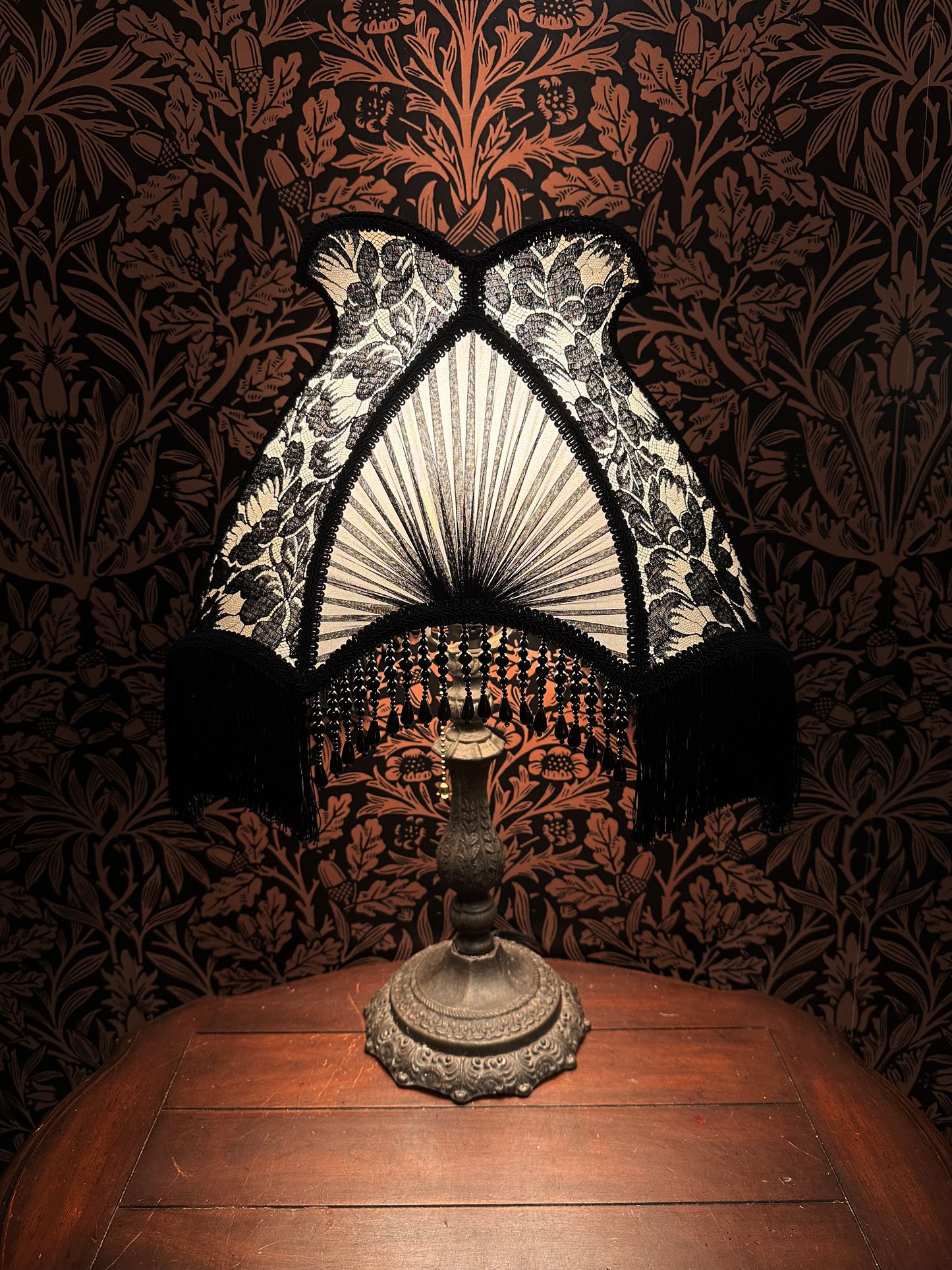 Permanent Stock Collection: Ivory & Black "Matador" Lampshade