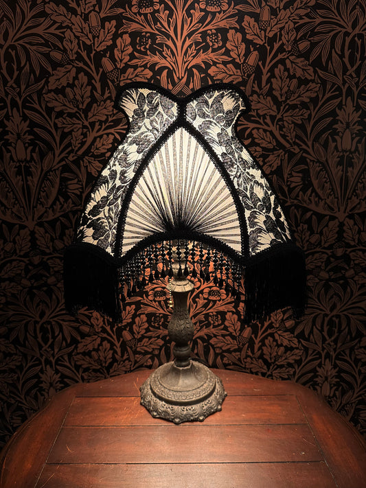 Permanent Stock Collection: Ivory & Black "Matador" Lampshade