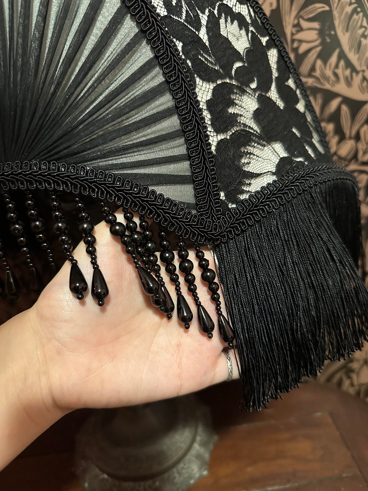 Permanent Stock Collection: Ivory & Black "Matador" Lampshade