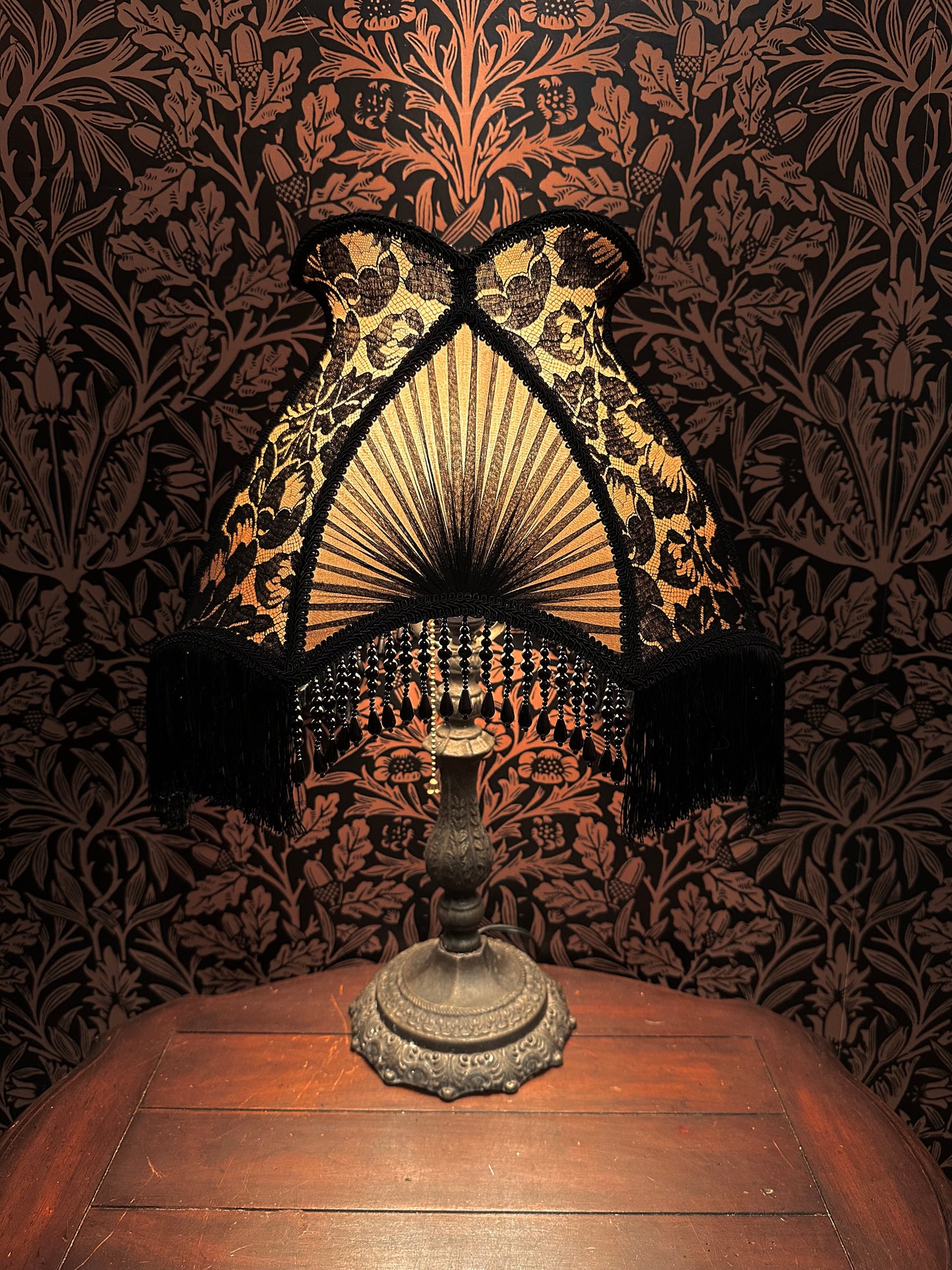 Permanent Stock Collection: Beige & Black "Matador" Lampshade