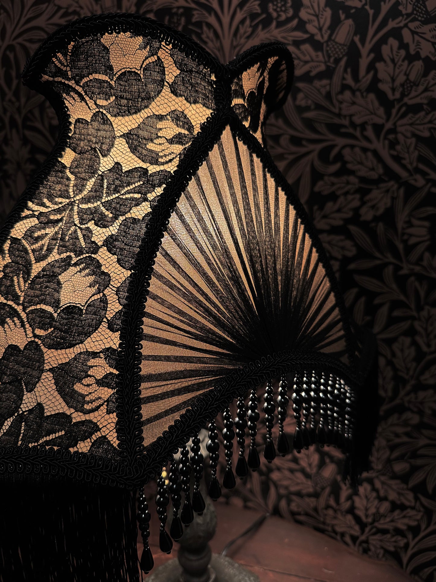Permanent Stock Collection: Beige & Black "Matador" Lampshade