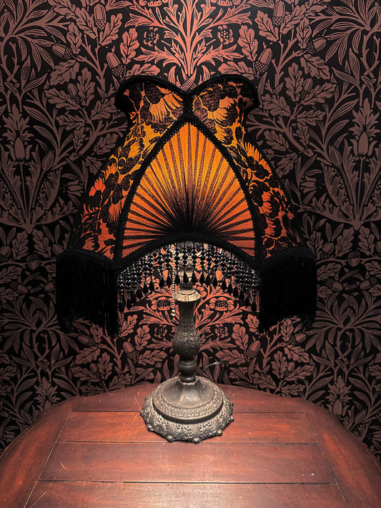 Permanent Stock Collection: Russet & Black "Matador" Lampshade