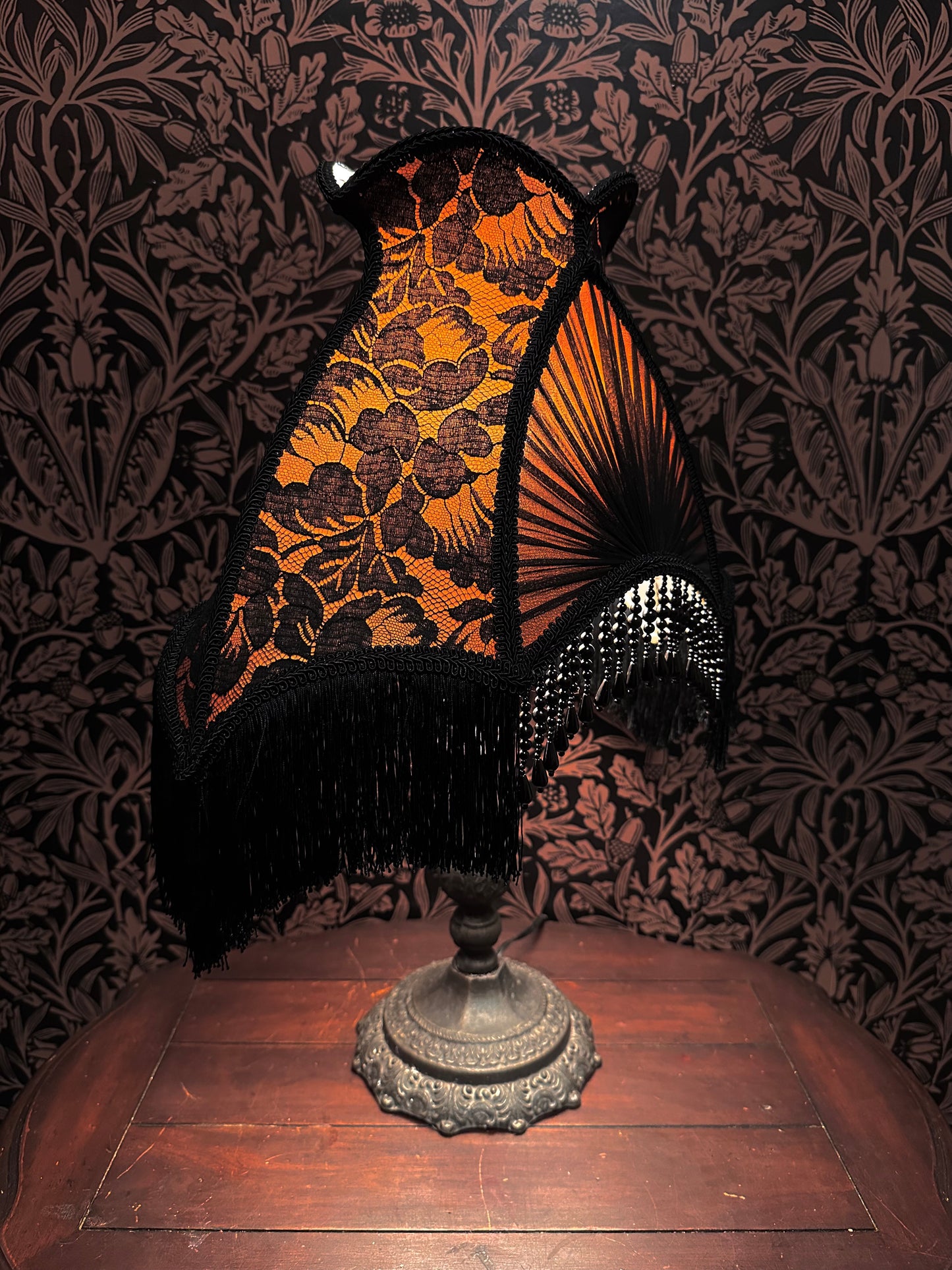 Permanent Stock Collection: Russet & Black "Matador" Lampshade