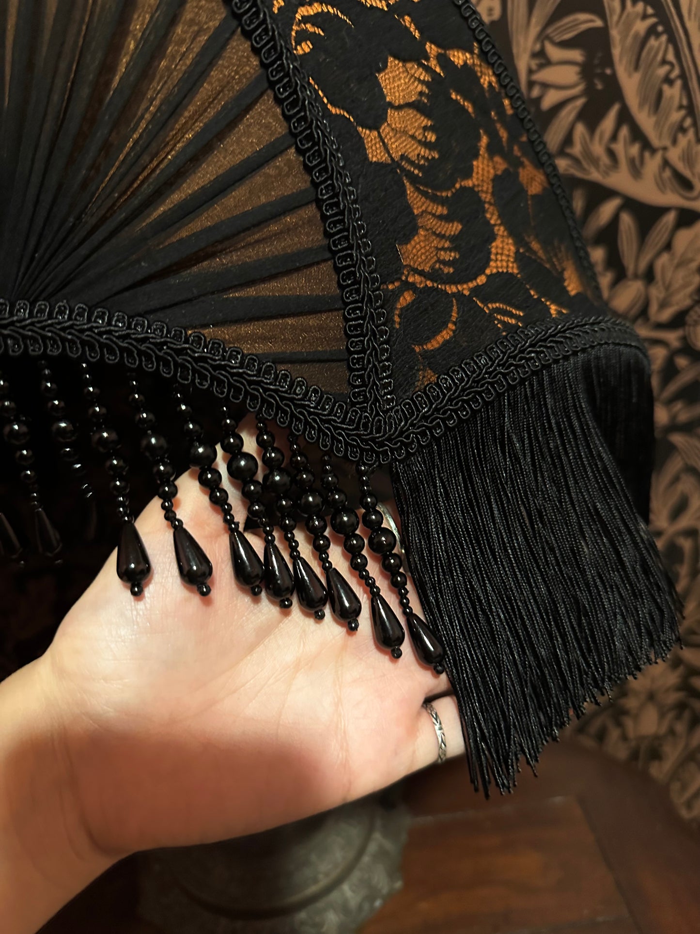 Permanent Stock Collection: Russet & Black "Matador" Lampshade