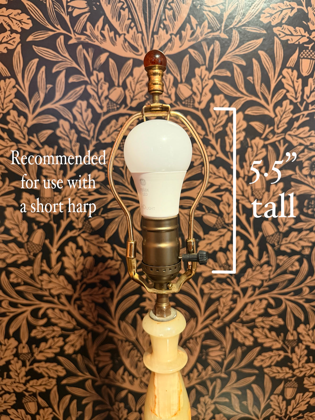 Autumn 2026 Collection: Amber, Pale Green & Mahogany Red "Medium Crescent" Lampshade