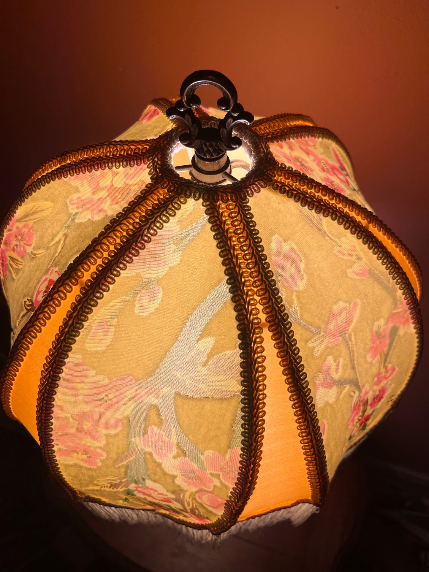 Permanent Stock Collection: Yellow & Orange "Rosalee" Lampshade