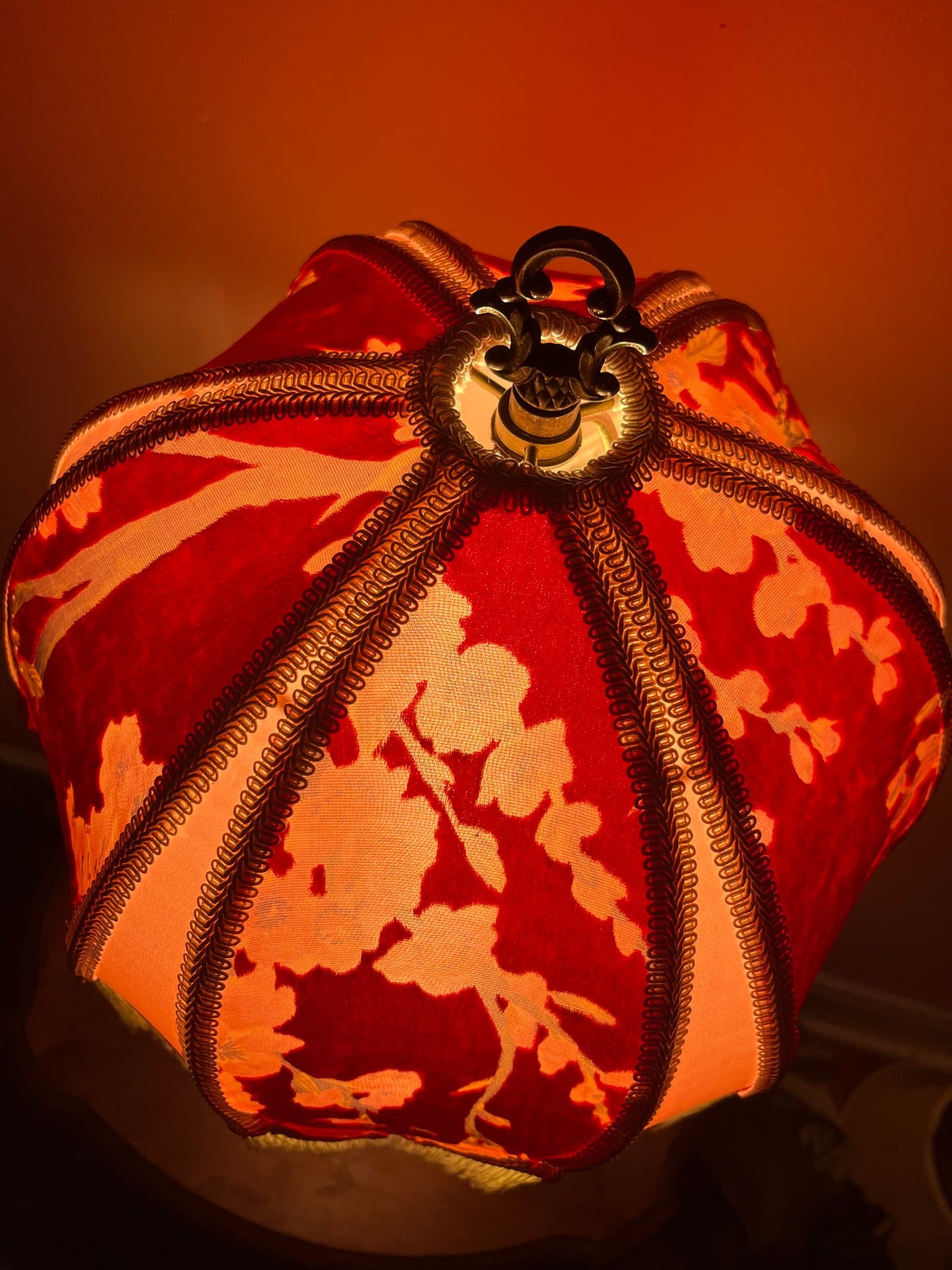 Permanent Stock Collection: Red & Pink "Rosalee" Lampshade