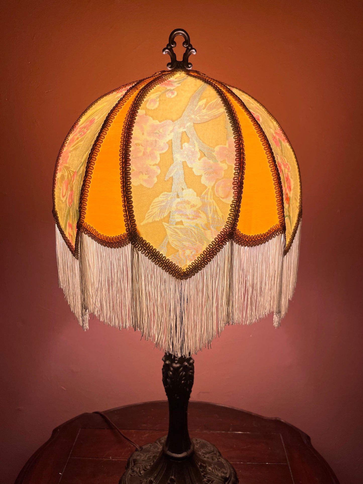 Permanent Stock Collection: Yellow & Orange "Rosalee" Lampshade
