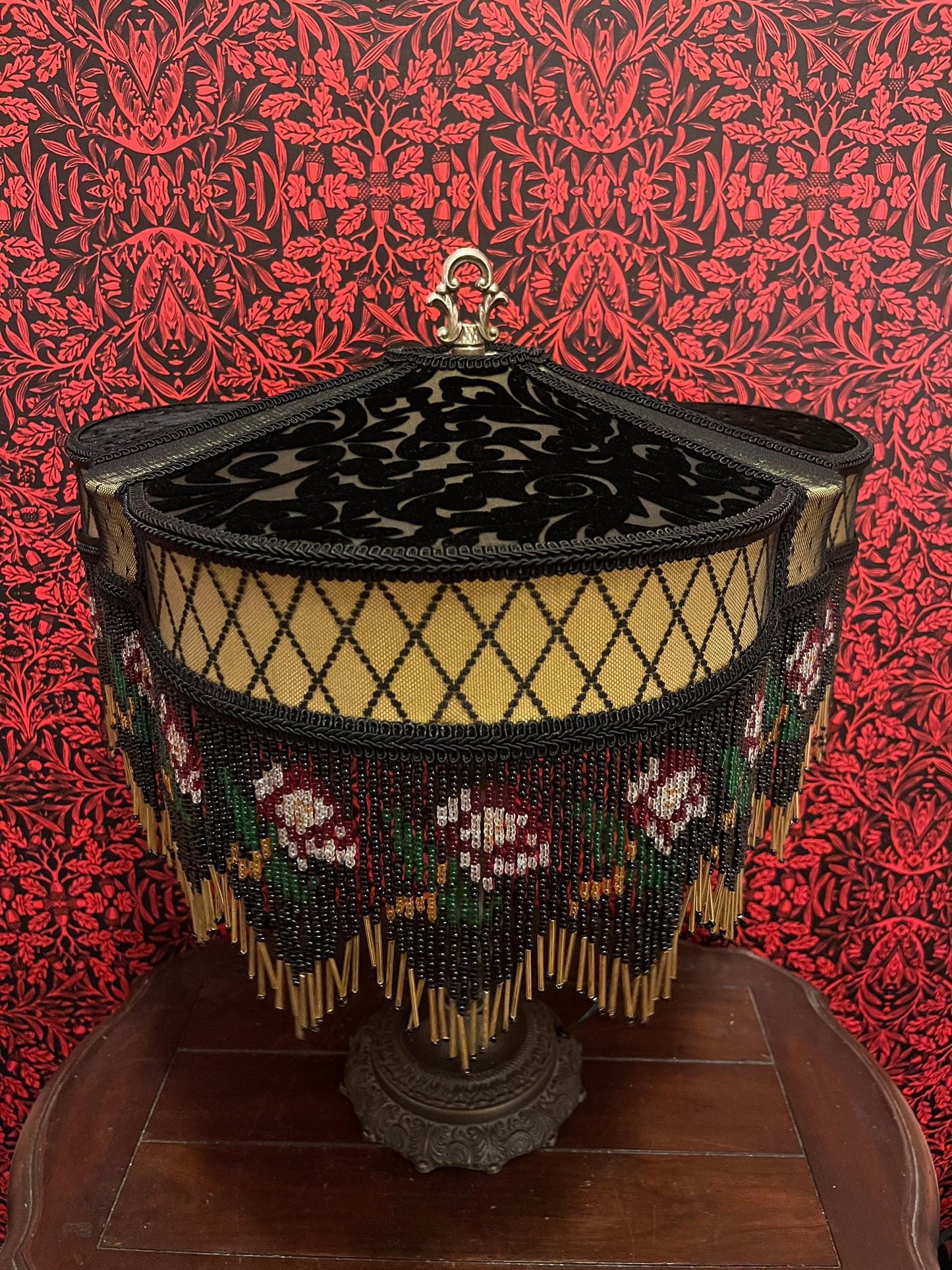 Permanent Stock Collection: Golden Rose "Tripod" Lampshade
