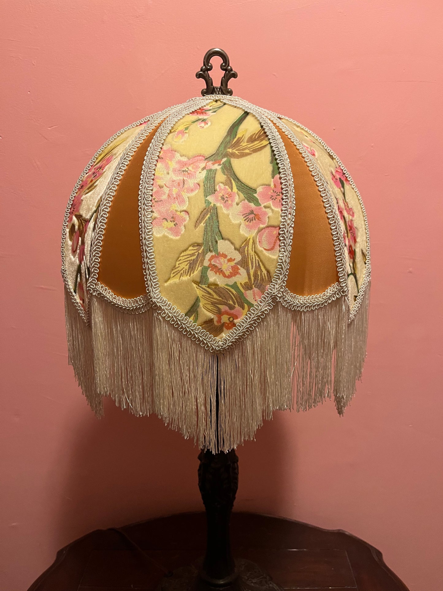 Permanent Stock Collection: Yellow & Orange "Rosalee" Lampshade